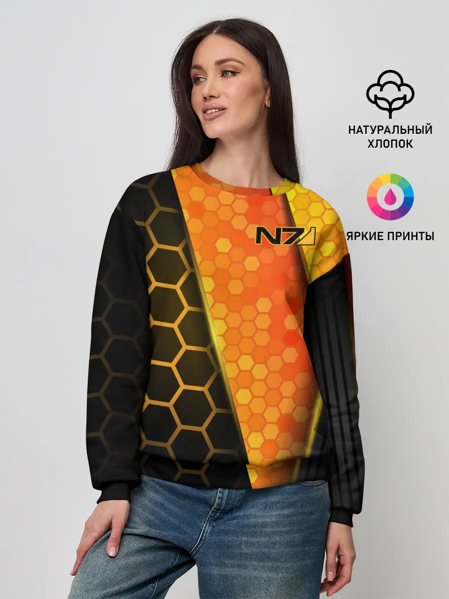 Женский свитшот / Mass Effect N7