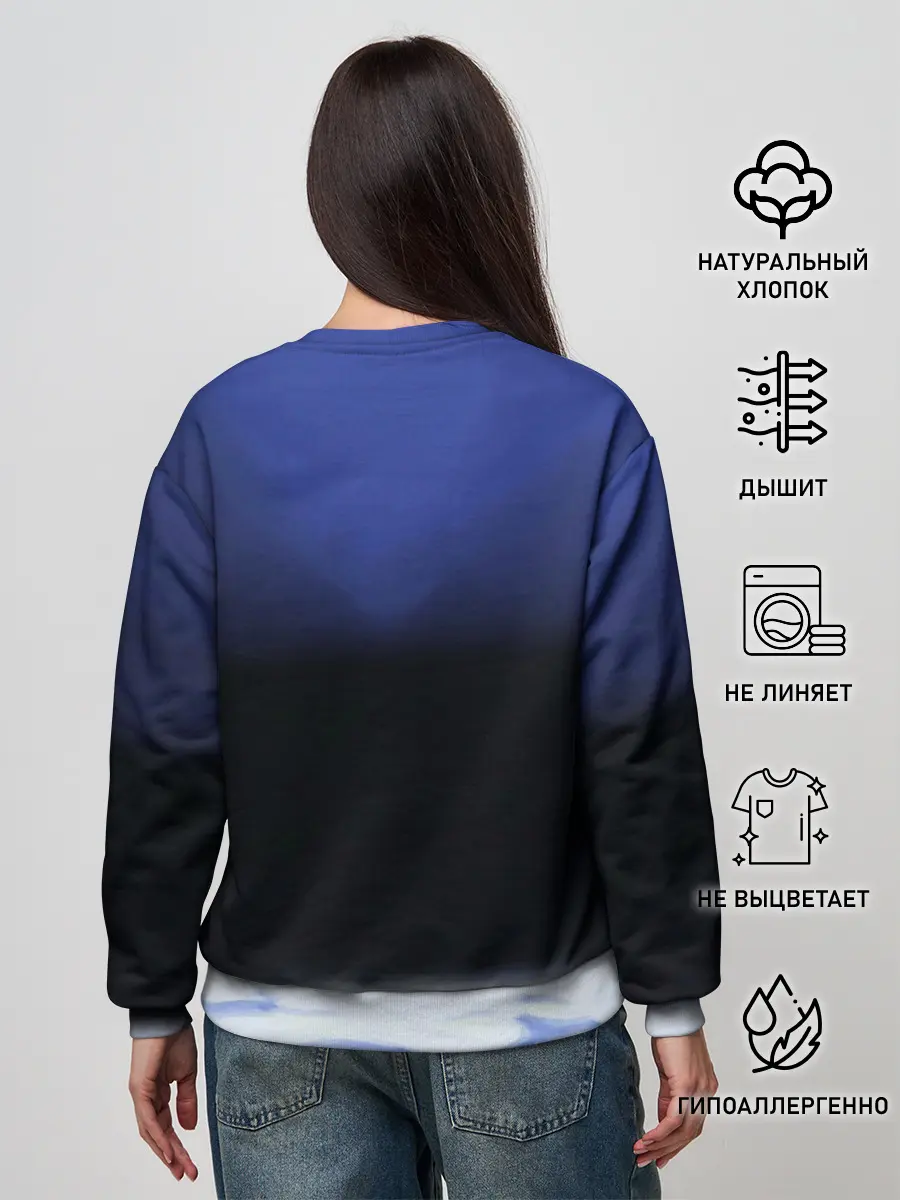 Женский свитшот / UNDERTALE ТАК БЛЭТ