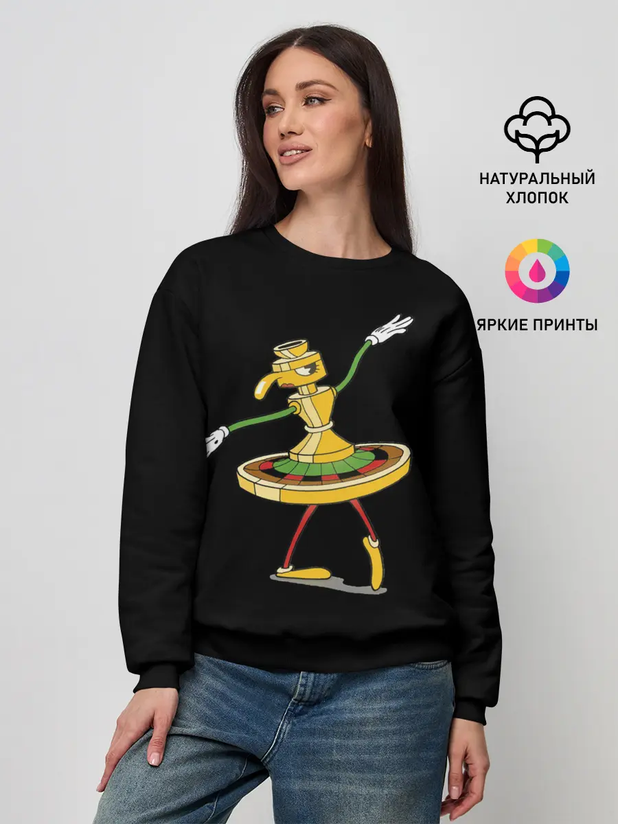 Женский свитшот / Cuphead