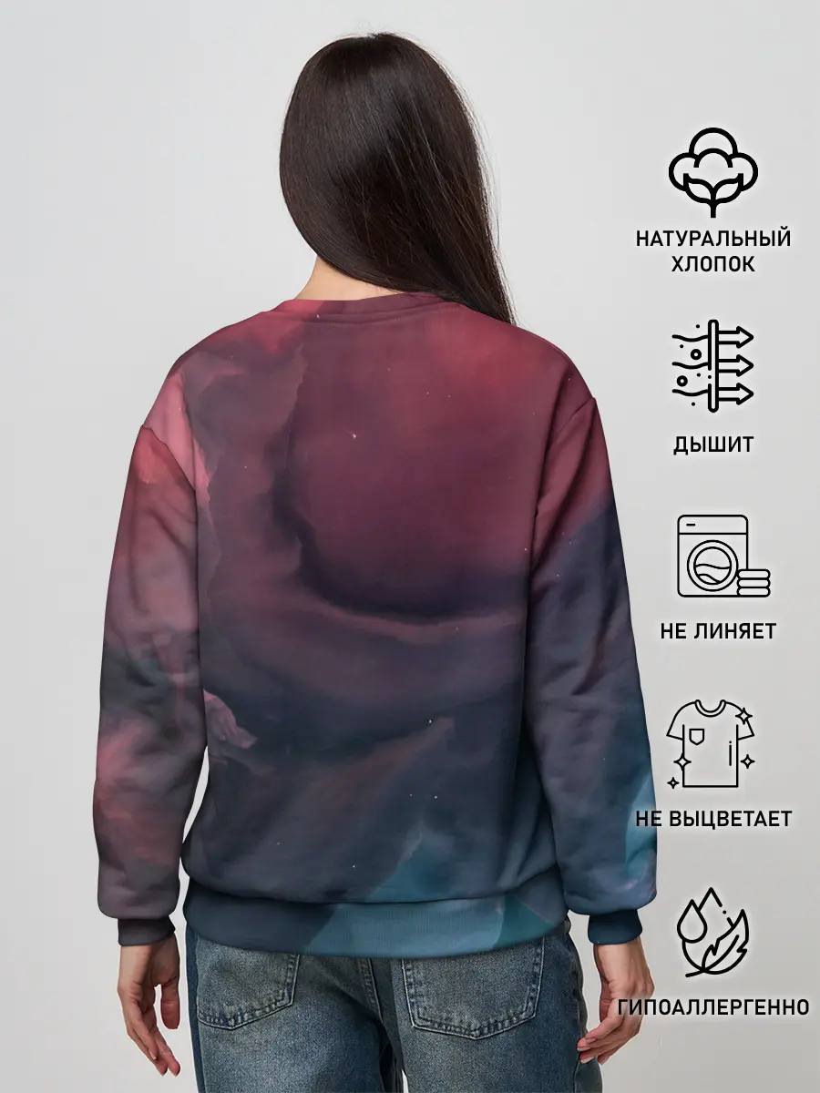 Женский свитшот / Танцующие коты