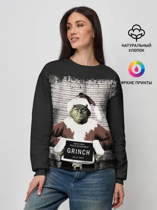 Женский свитшот / Гринч