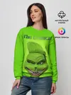 Женский свитшот / Grinch Face