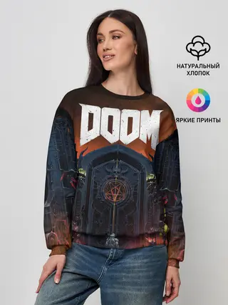 Женский свитшот / DOOM - Hellgate