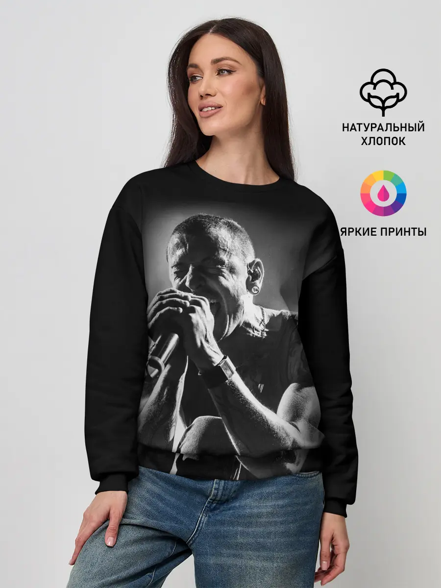 Женский свитшот / Chester Bennington Linkin Park
