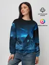 Женский свитшот / Северное сияние