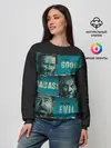 Женский свитшот / Good, Badass, Evil