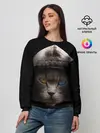 Женский свитшот / Уличный кот