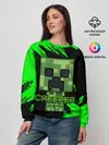 Женский свитшот / MINECRAFT CREEPER