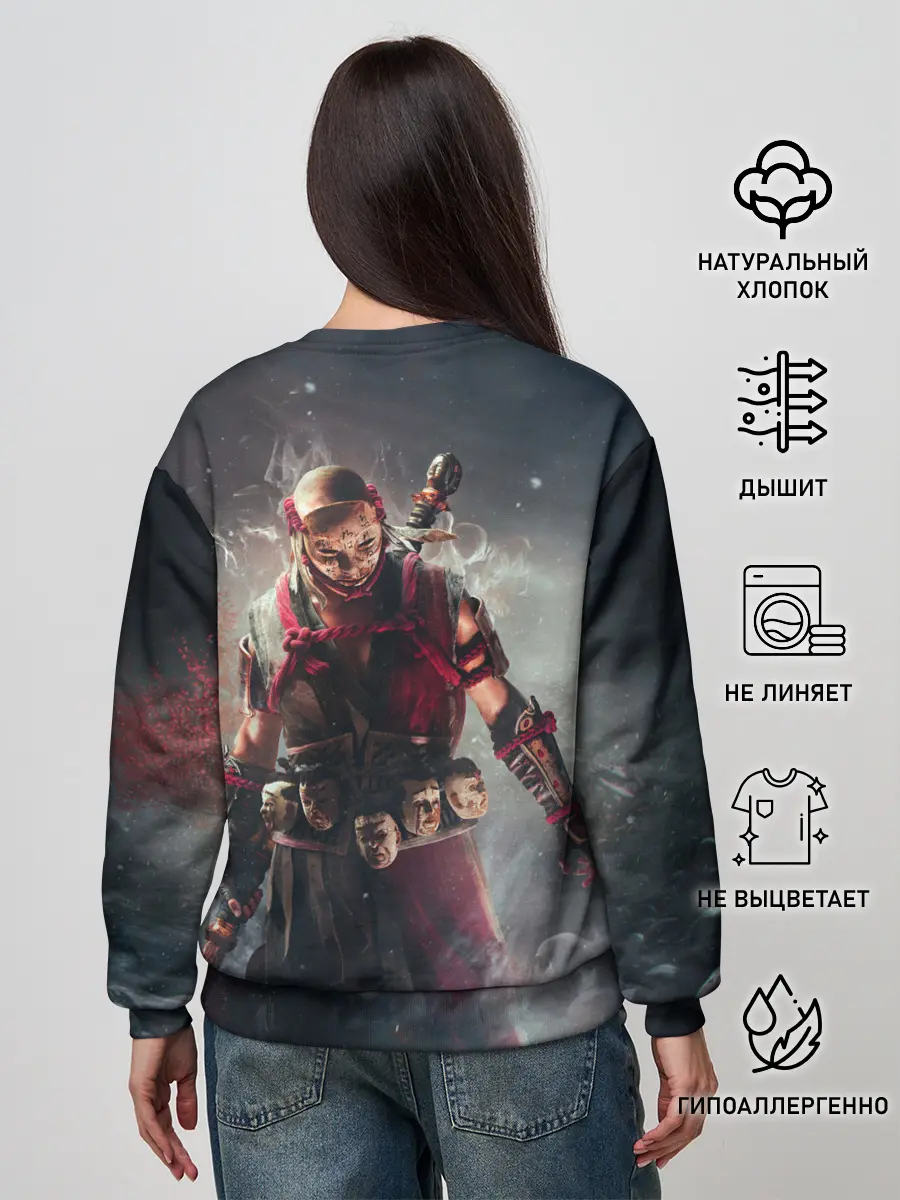 Женский свитшот / Shadows of the Hitokiri art