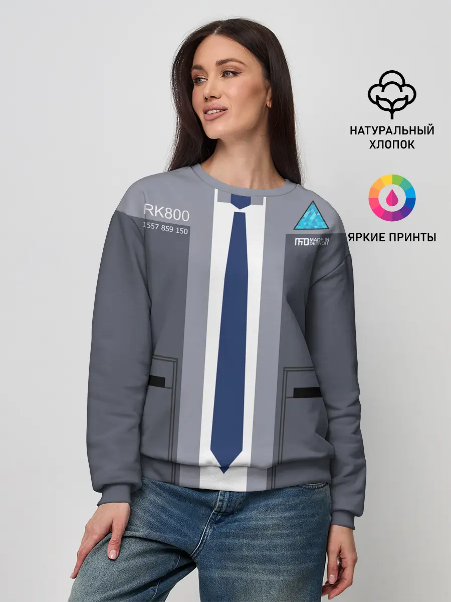 Женский свитшот / Detroit:become