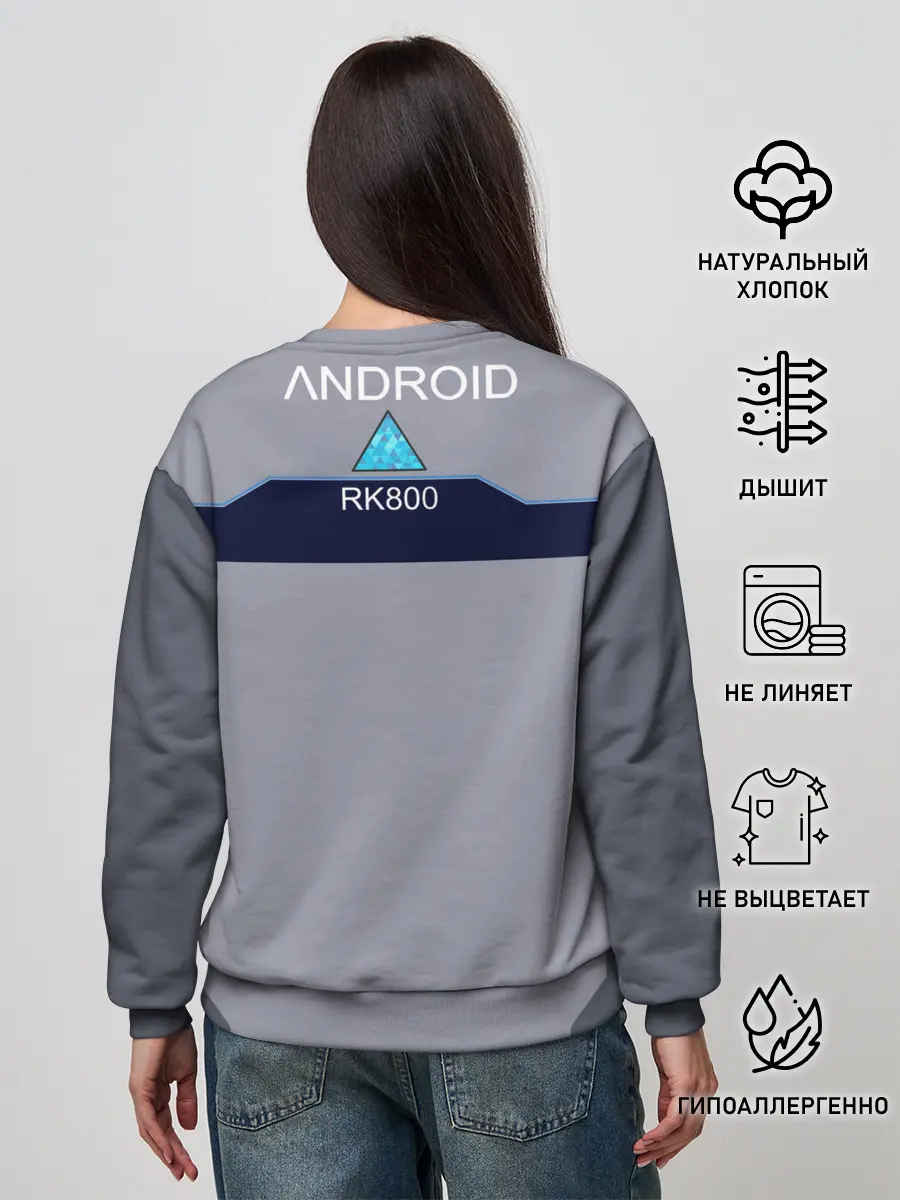 Женский свитшот / Detroit:become