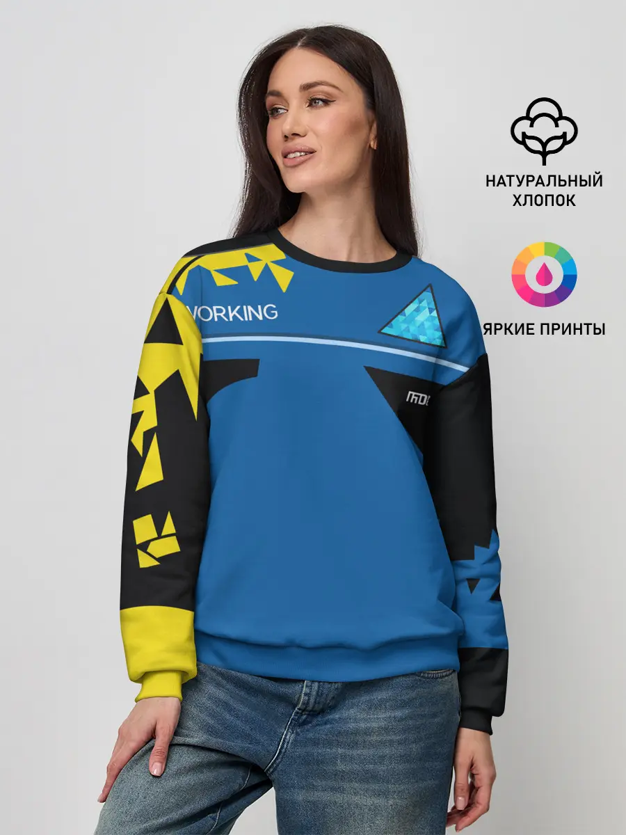 Женский свитшот / Detroit:become