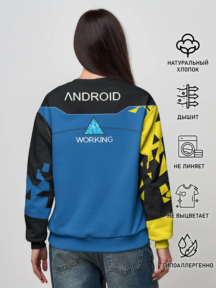 Женский свитшот / Detroit:become