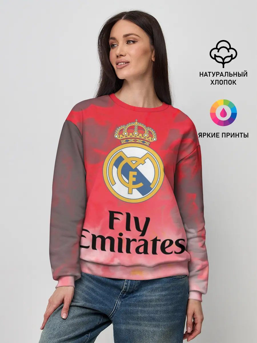Женский свитшот / Реал Мадрид