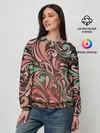 Женский свитшот / Узор хохломы