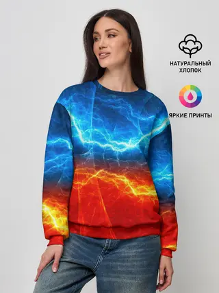 Женский свитшот / Лёд и огонь