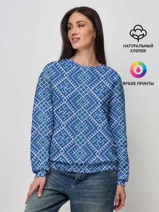 Женский свитшот / Славянский орнамент