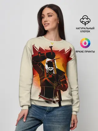 Женский свитшот / Ведьмак 3: Дикая Охота