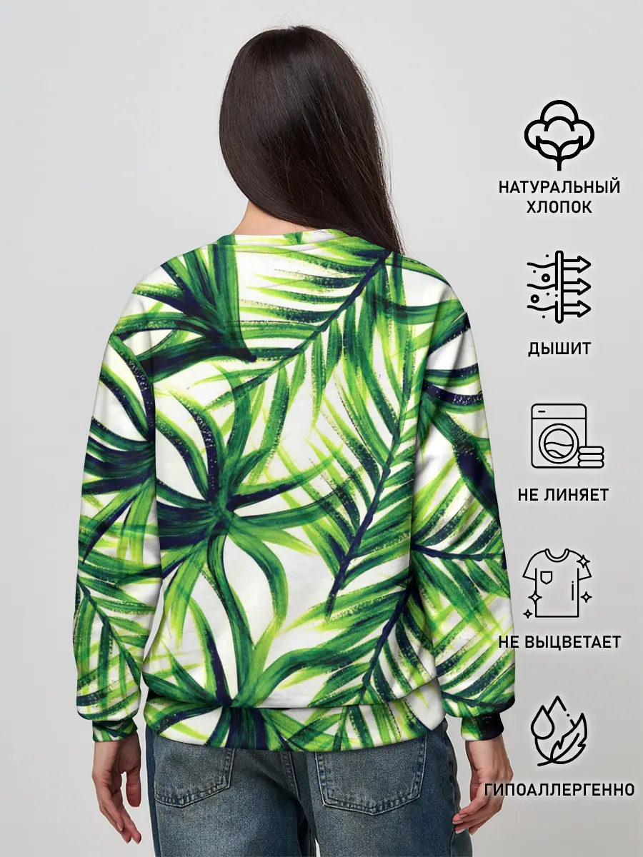 Женский свитшот / Тропики