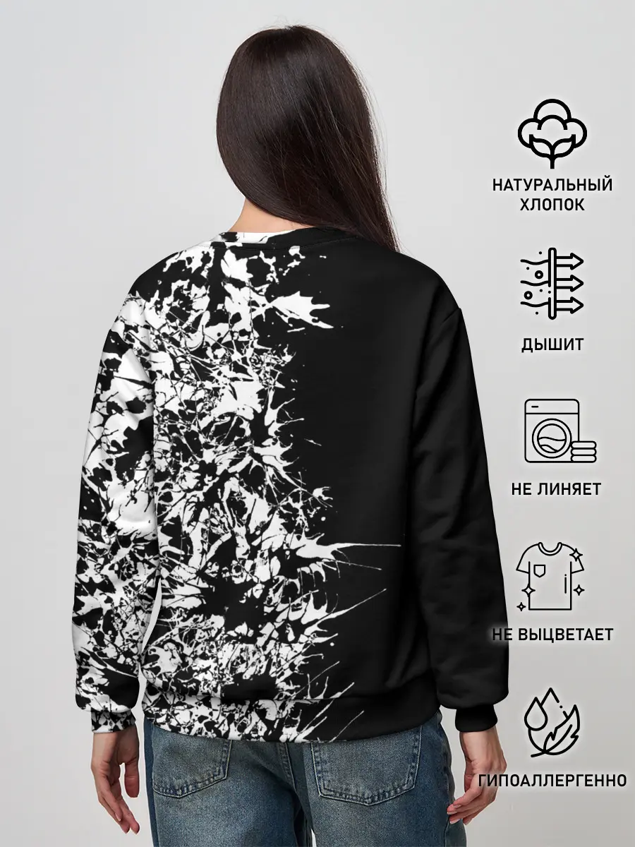 Женский свитшот / MONOKUMA держит руки