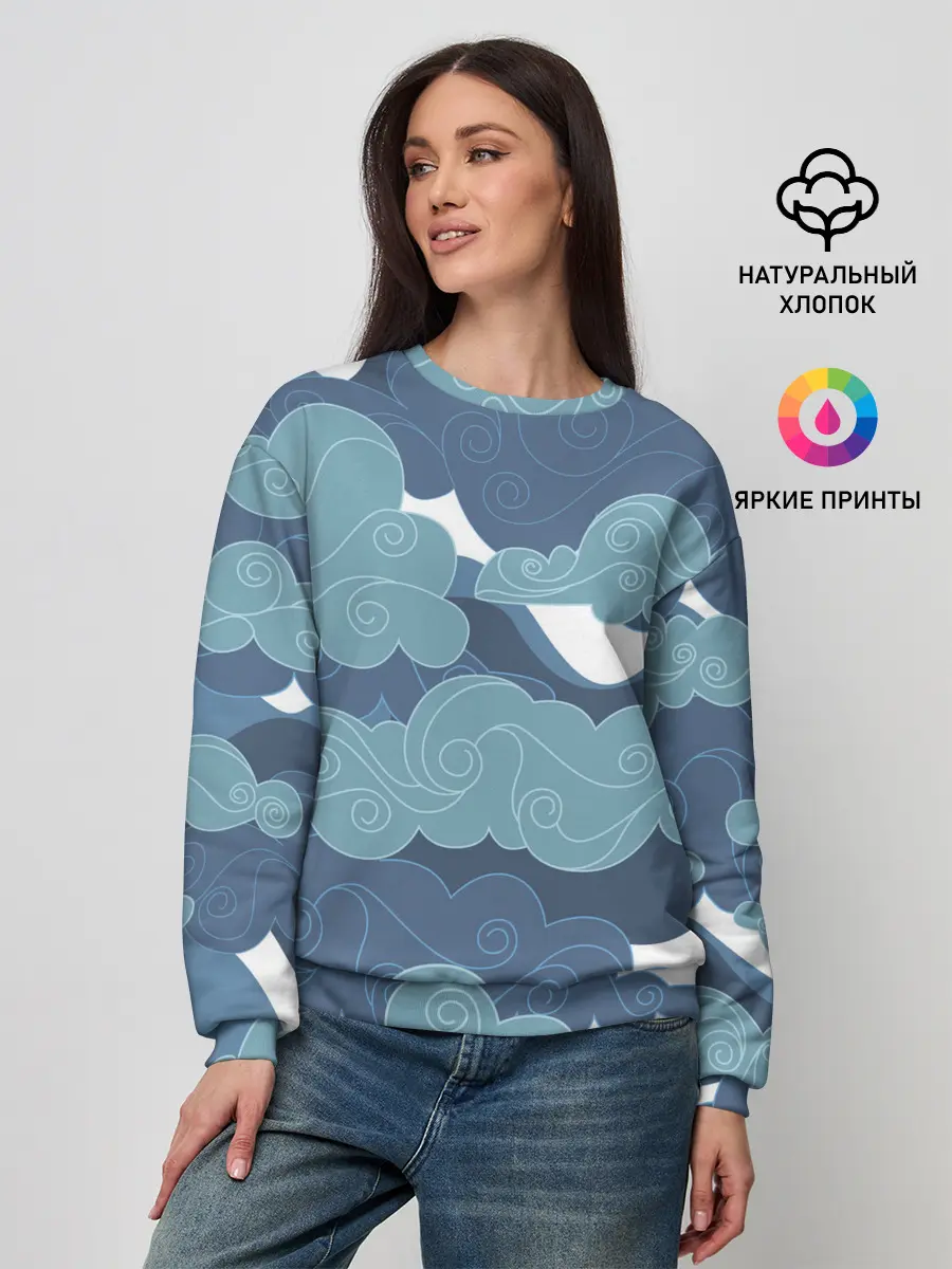 Женский свитшот / Небо над Китаем