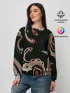 Женский свитшот / Расписной узор