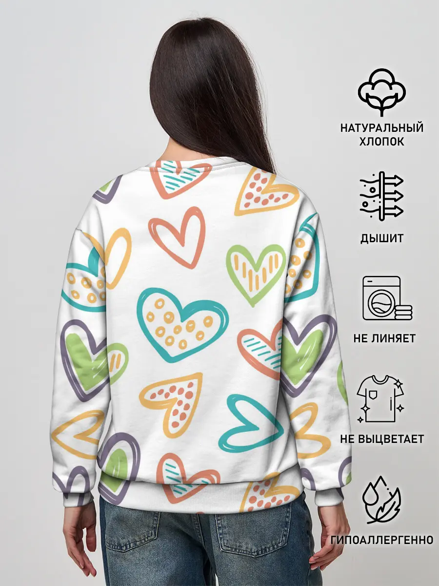 Женский свитшот / Сладкая парочка