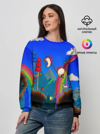 Женский свитшот / TERRARIA GAME