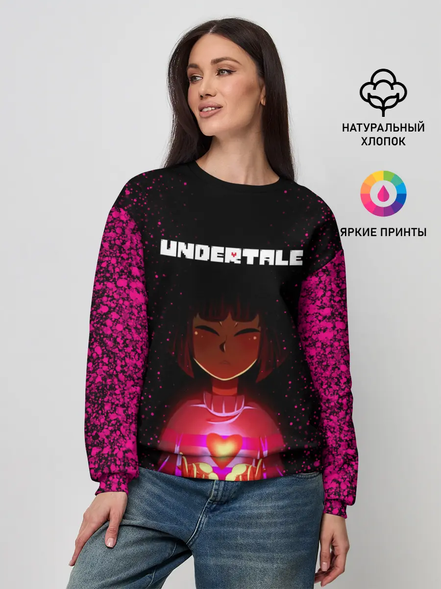 Женский свитшот / UNDERTALE FRISK