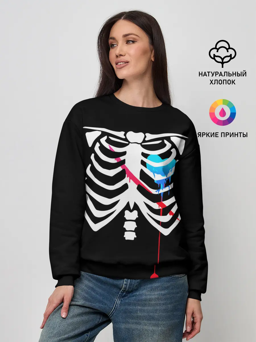 Женский свитшот / UNDERTALE | АНДЕРТЕЙЛ | САНС