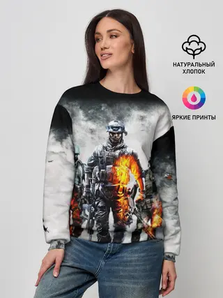 Женский свитшот / Battlefield | Батлфилд