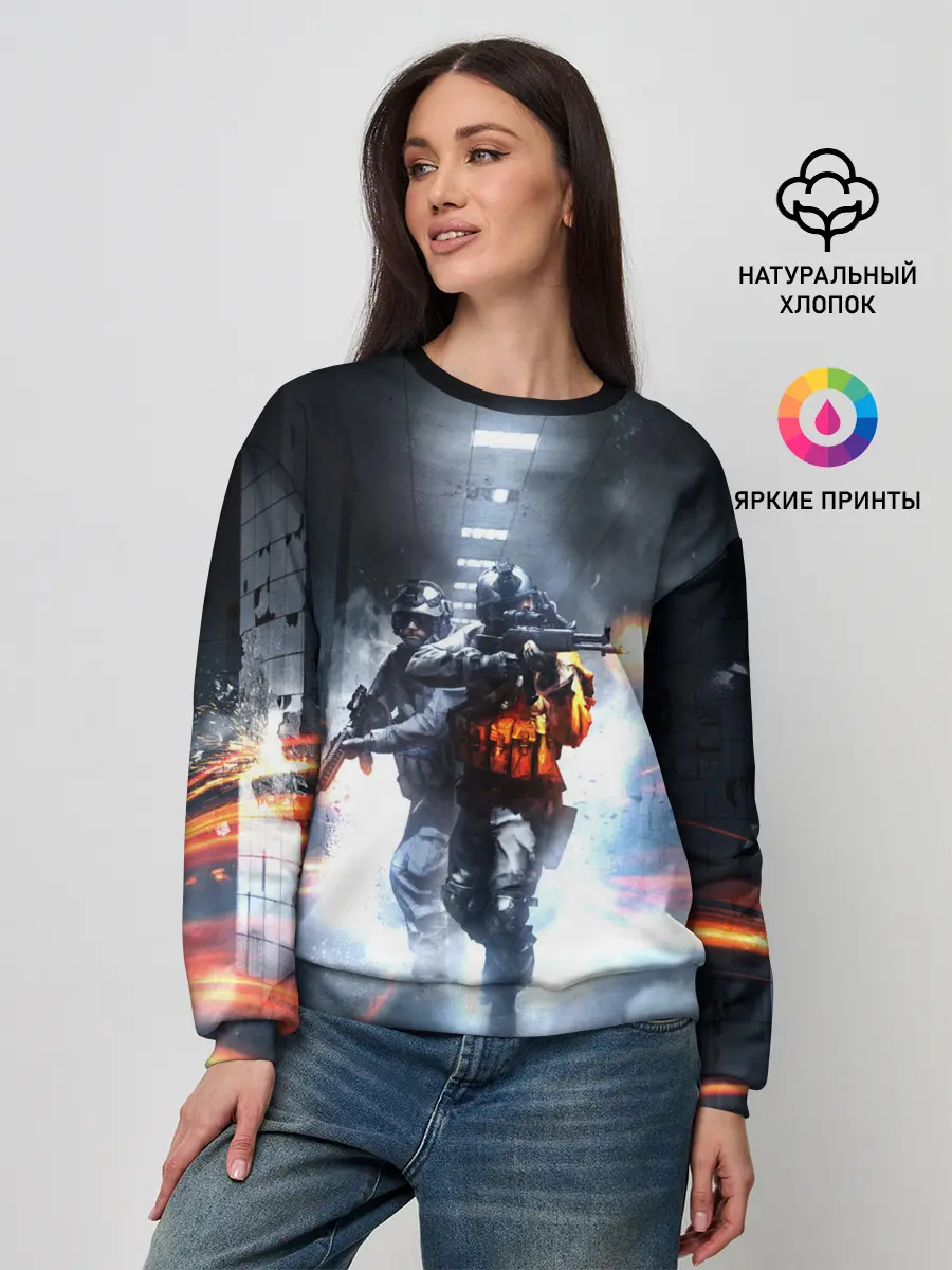 Женский свитшот / Battlefield