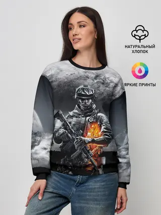 Женский свитшот / Battlefield