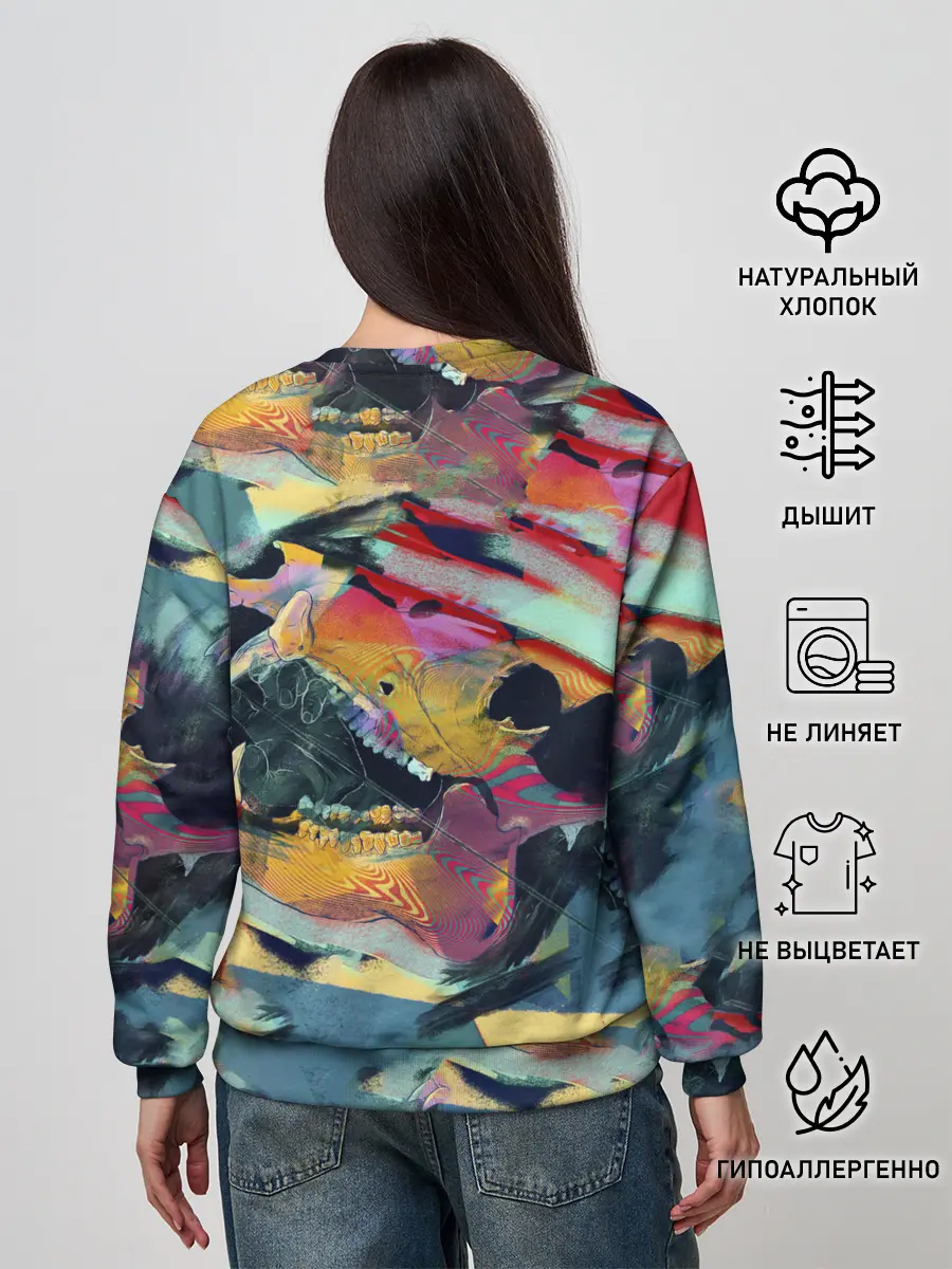 Женский свитшот / Абстрактный рисунок