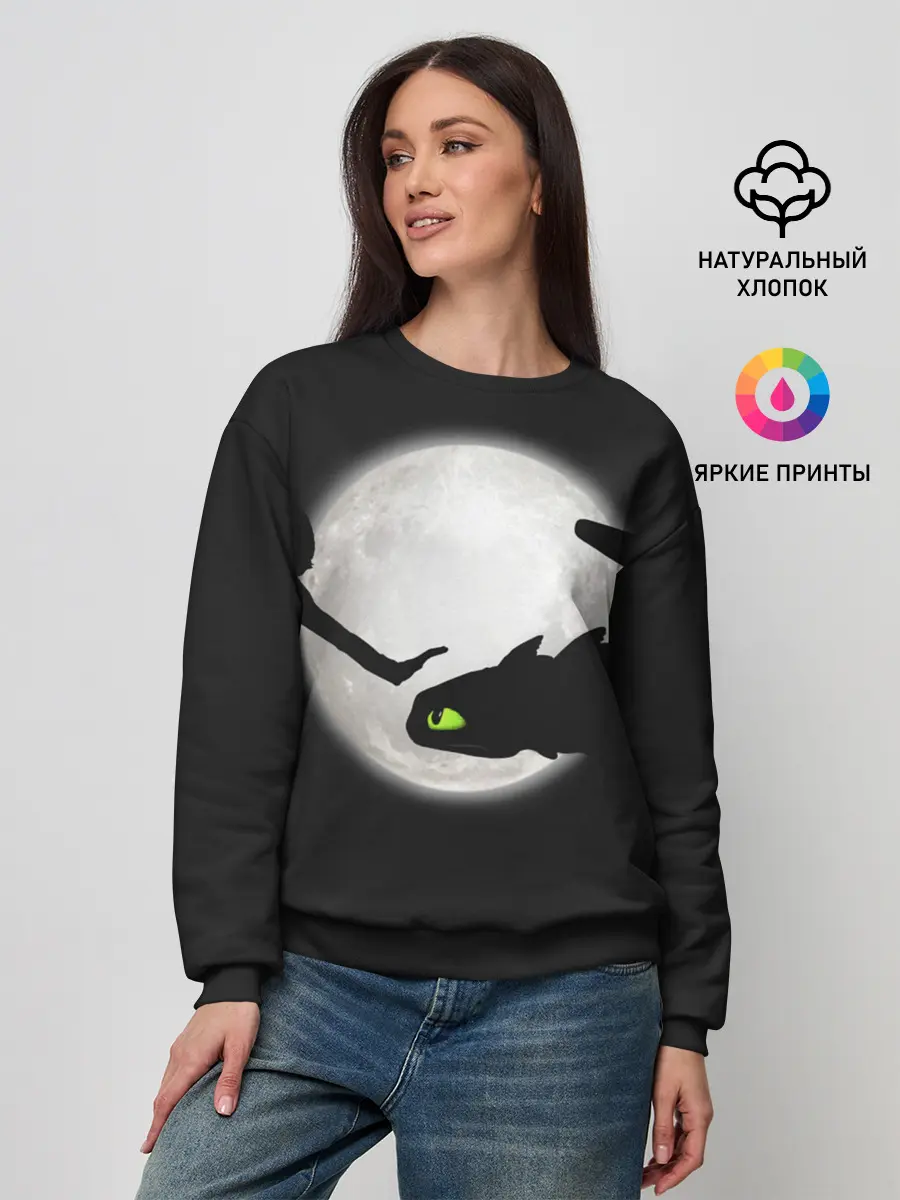 Женский свитшот / Как приручить дракона