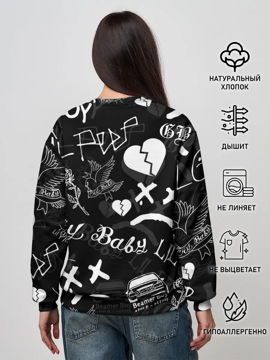 Женский свитшот / LIL PEEP