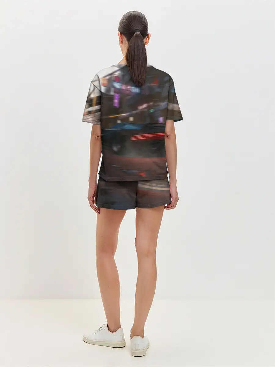 Женская пижама с шортами / Cyberpunk 2077