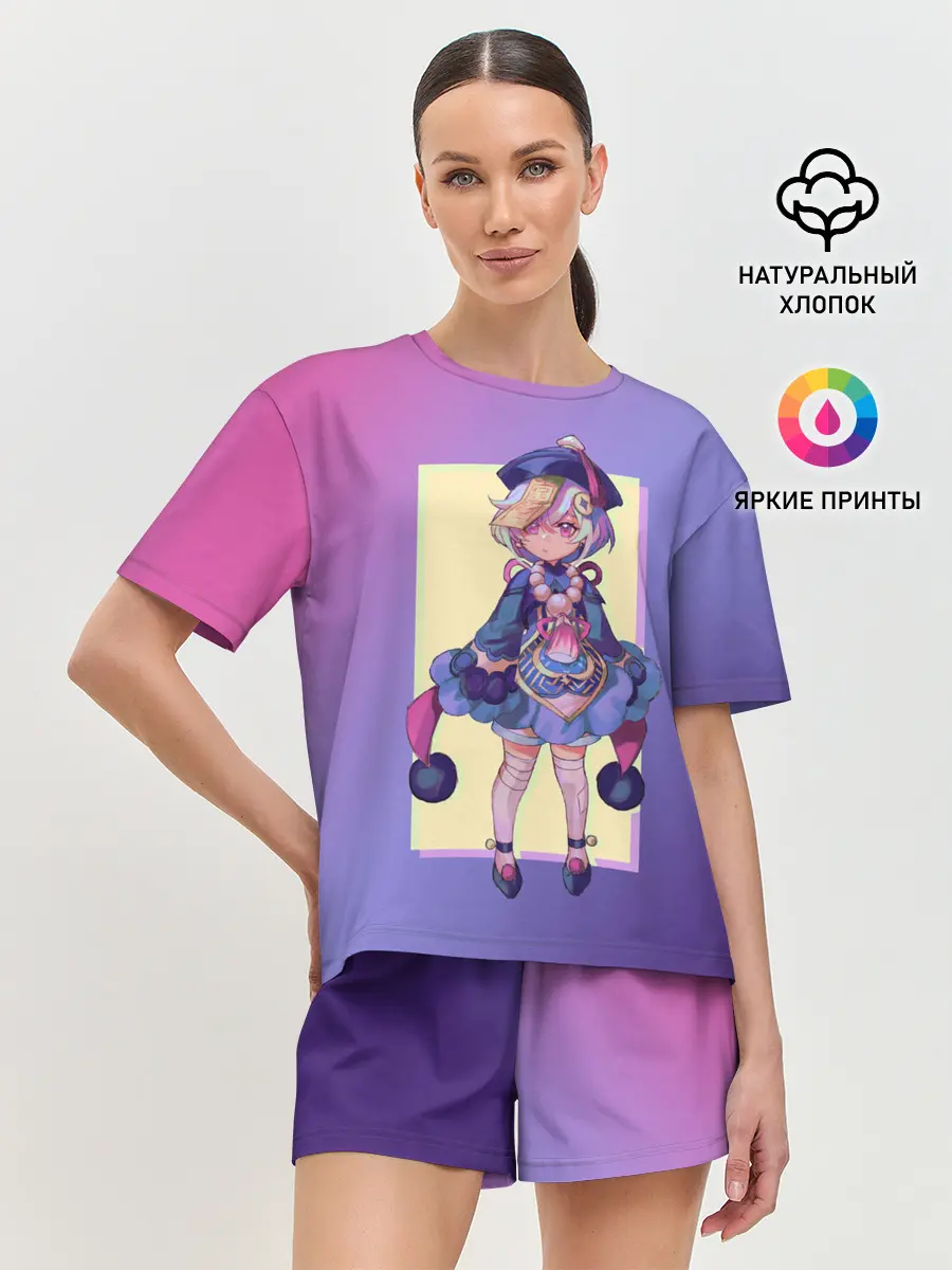 Женская пижама с шортами / Genshin Impact