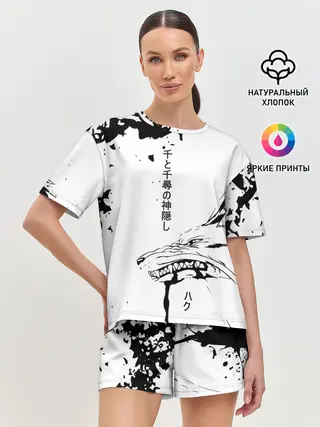 Женская пижама с шортами / Dragon Haku