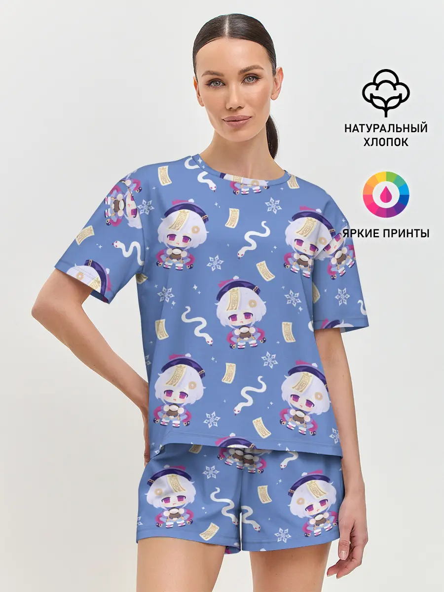 Женская пижама с шортами / Genshin Impact