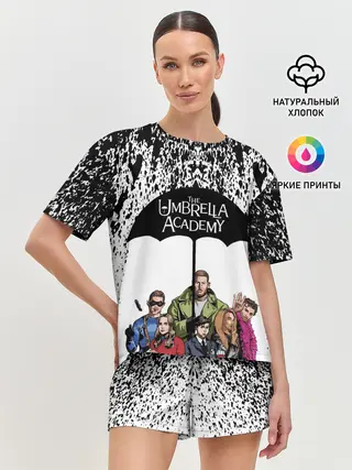 Женская пижама с шортами / АКАДЕМИЯ АМБРЕЛЛА