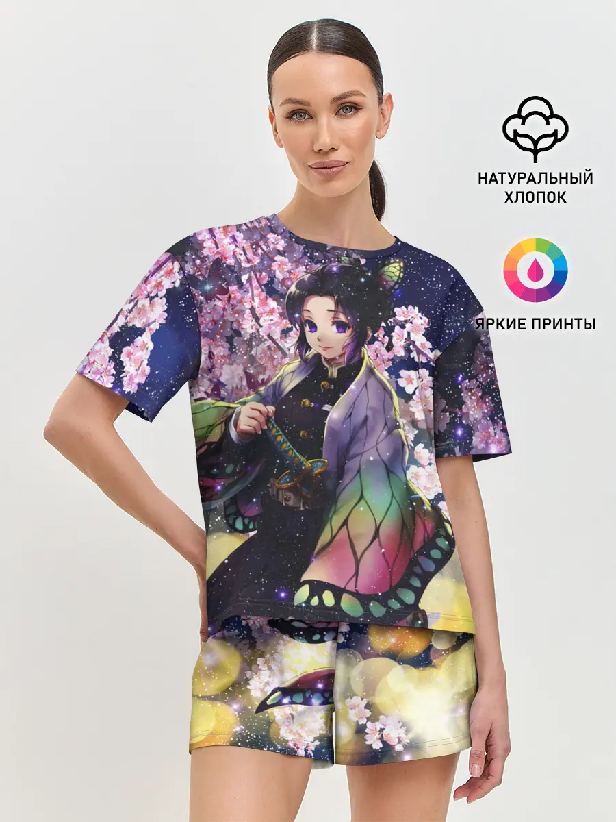 Женская пижама с шортами / Шинобу Кочо