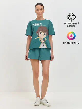 Женская пижама с шортами / Satou Kazuma