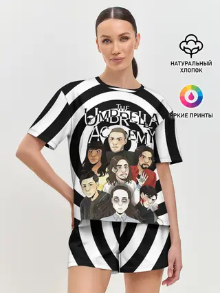 Женская пижама с шортами / АКАДЕМИЯ АМБРЕЛЛА