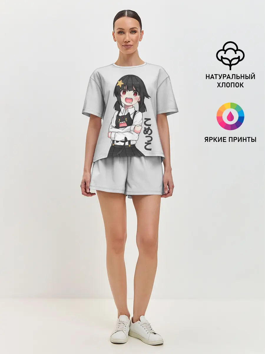 Женская пижама с шортами / Komekko