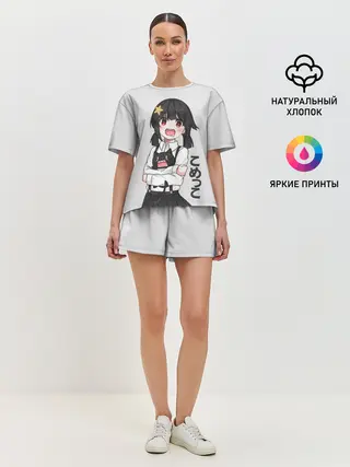 Женская пижама с шортами / Komekko