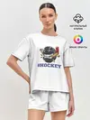Женская пижама с шортами / Хоккей