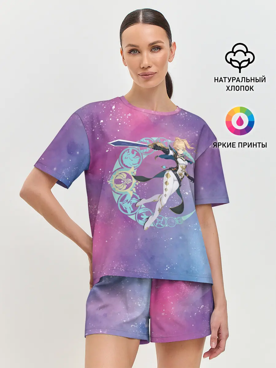 Женская пижама с шортами / Genshin Impact