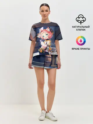 Женская пижама с шортами / GENSHIN IMPACT