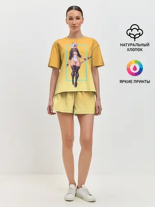 Женская пижама с шортами / Cyber 2b